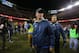 DENVER, CO - JANUARY 12: Head coach Mike McCoy of the San Diego Chargers walks off of the feild after their 17 to 24 loss to the Denver Broncos during the AFC Divisional Playoff Game at Sports Authority Field at Mile High on January 12, 2014 in Denver, Colorado. (Photo by Justin Edmonds/Getty Images)