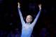 BOSTON, MA - JANUARY 11: Gracie Gold takes a curtain call after winning the ladies competition at the Prudential U.S. Figure Skating Championships at TD Garden on January 11, 2014 in Boston, Massachusetts. (Photo by Matthew Stockman/Getty Images)