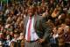 SALT LAKE CITY, UT - JANUARY 10: Mike Brown, Head Coach of the Cleveland Cavaliers reacts to a call during play against the Utah Jazz at EnergySolutions Arena on January 10, 2014 in Salt Lake City, Utah. NOTE TO USER: User expressly acknowledges and agrees that, by downloading and or using this Photograph, User is consenting to the terms and conditions of the Getty Images License Agreement. Mandatory Copyright Notice: Copyright 2013 NBAE (Photo by Melissa Majchrzak/NBAE via Getty Images)