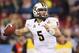 GLENDALE, AZ - JANUARY 01: Quarterback Blake Bortles #5 of the UCF Knights drops back to pass during the Tostitos Fiesta Bowl against the Baylor Bears at University of Phoenix Stadium on January 1, 2014 in Glendale, Arizona. The Knights defeated the Bears 52-42. (Photo by Christian Petersen/Getty Images)