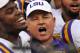 LSU head coach Les Miles