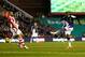 Aly Cissokho scores for Liverpool against Stoke in the Premier League.
