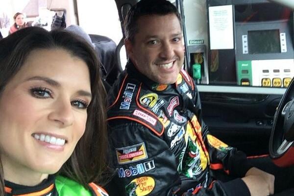 Tony Stewart Spotted in Firesuit Alongside Danica