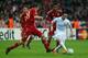Mathieu Valbuena in action for Marseille against Bayern Munich.