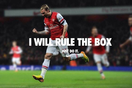 Nicklas Bendtner Tweets 'I Will Rule the Box', Twitter Responds Accordingly