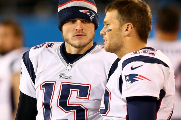Ryan Mallett Plays Tom Brady and Peyton Manning During Wednesday's Practice