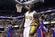 Dec 16, 2013; Indianapolis, IN, USA; Indiana Pacers guard Lance Stephenson (1) reacts after scoring and getting fouled during a game against the Detroit Pistons at Bankers Life Fieldhouse. Detroit defeats Indiana 101-96. Mandatory Credit: Brian Spurlock-USA TODAY Sports