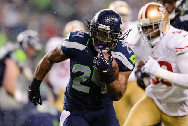 Without Improved OL Play, Marshawn Lynch Won't Shine in NFC Championship Game