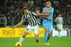 TURIN, ITALY - NOVEMBER 10: Fernando Lorente (L) of Juventus is challenged by Gokhan Inler of SSC Napoli during the Serie A match between Juventus and SSC Napoli at Juventus Arena on November 10, 2013 in Turin, Italy. (Photo by Valerio Pennicino/Getty Images)