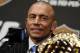 NEW YORK - MARCH 24: Georges St-Pierre of Montreal, Quebec, Canada speaks at a press conference for UFC 111 at Radio City Music Hall on March 24, 2010 in New York City. St-Pierre will face Dan Hardy of Nottingham UK in the Welterweight title bout. (Photo by Jeff Zelevansky/Getty Images)