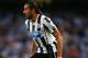 MANCHESTER, ENGLAND - AUGUST 19: Jonas Gutierrez of Newcastle United controls the ball during the Barclays Premier League match between Manchester City and Newcastle United at the Etihad Stadium on August 19, 2013 in Manchester, England. (Photo by Alex Livesey/Getty Images)