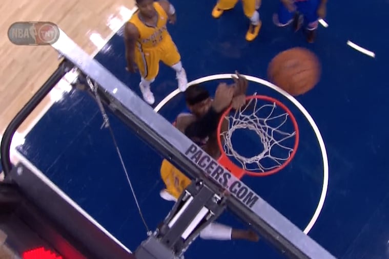 Knicks' Carmelo Anthony Still Can't Dunk on Pacers' Roy Hibbert