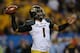 ATLANTA, GA - DECEMBER 07: Quarterback James Franklin #1 of the Missouri Tigers passes against the Auburn Tigers in the second half during the SEC Championship Game at Georgia Dome on December 7, 2013 in Atlanta, Georgia. (Photo by Mike Ehrmann/Getty Images)