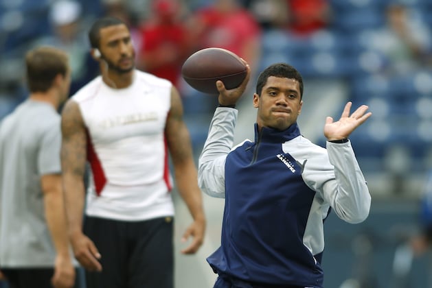 Colin Kaepernick vs. Russell Wilson: Tale of the Tape for NFC Championship Game