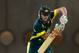 BRISBANE, AUSTRALIA - JANUARY 17: James Faulkner of Australia bats during the second game of the One Day International Series between Australia and England at The Gabba on January 17, 2014 in Brisbane, Australia. (Photo by Ian Hitchcock/Getty Images)