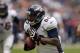 Dec 22, 2013; Houston, TX, USA; Denver Broncos tight end Julius Thomas (80) runs after a catch against the Houston Texans during the first half at Reliant Stadium. Mandatory Credit: Thomas Campbell-USA TODAY Sports