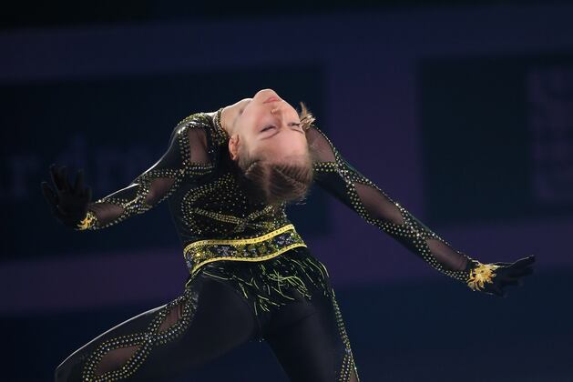 15-Yr-Old Russian Figure Skater Takes Gold at Euros