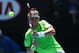 MELBOURNE, AUSTRALIA - JANUARY 17: David Ferrer of Spain plays a backhand in his third round match against Jeremy Chardy of France during day five of the 2014 Australian Open at Melbourne Park on January 17, 2014 in Melbourne, Australia. (Photo by Ryan Pierse/Getty Images)