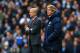 MANCHESTER, ENGLAND - DECEMBER 14: Arsene Wenger manager of Arsenal and Manuel Pellegrini manager of Manchester City look on during the Barclays Premier League match between Manchester City and Arsenal at Etihad Stadium on December 14, 2013 in Manchester, England. (Photo by Richard Heathcote/Getty Images)