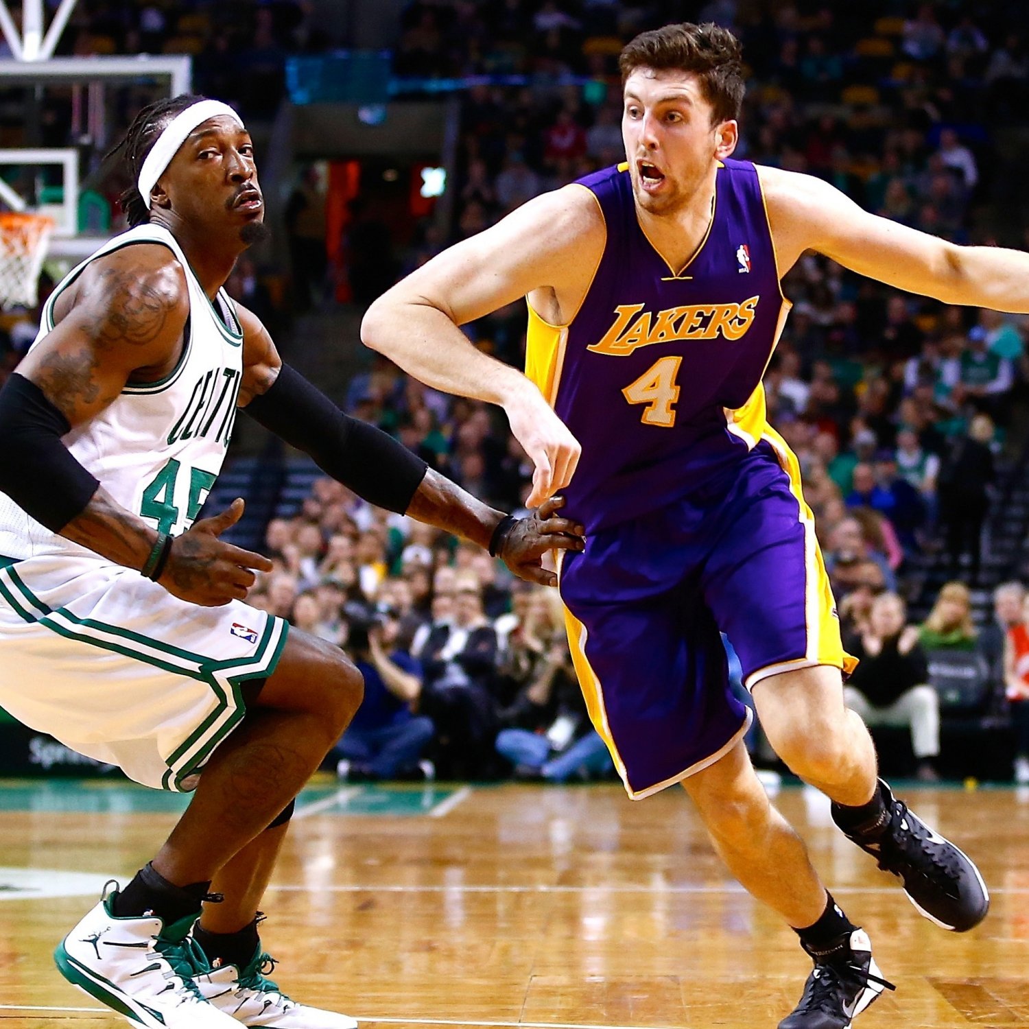 Los Angeles Lakers vs. Boston Celtics 1/17/14: Video Highlights and Recap | Bleacher ...