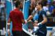 Andy Murray put in a powerful performance to defeat Feliciano Lopez.