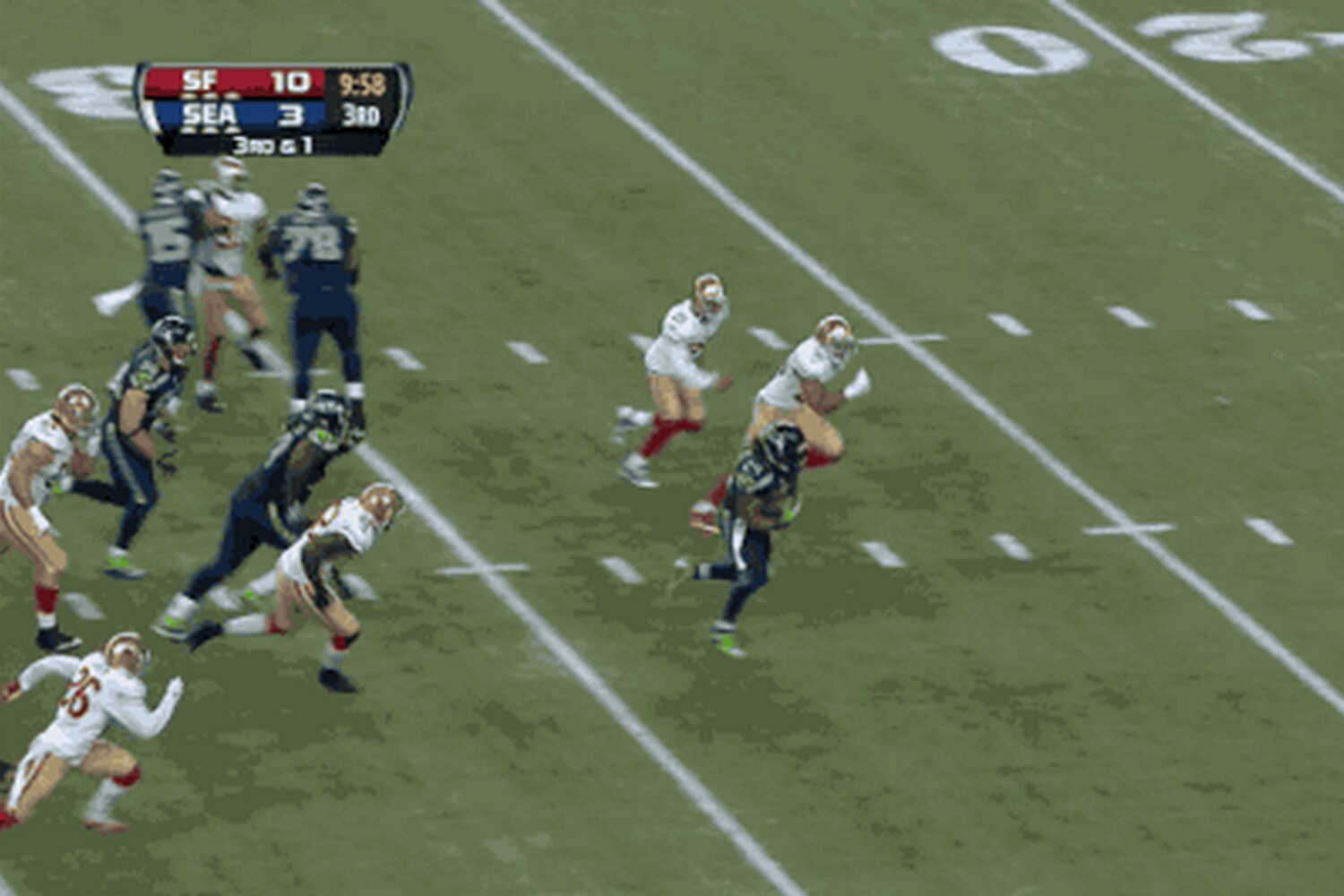 Marshawn Lynch Explodes for 40Yard TD Against 49ers, Skittles Rain