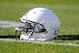 Nov 17, 2012; University Park, PA, USA; Penn State Nittany Lions helmet sits on the field prior to the game against the Indiana Hoosiers at Beaver Stadium. Mandatory Credit: Rich Barnes-USA TODAY Sports