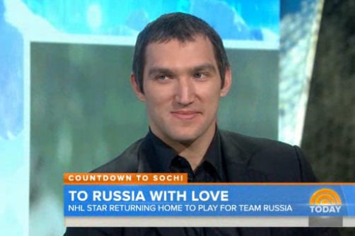Alex Ovechkin Talks Sochi Olympics on NBC's Today Show