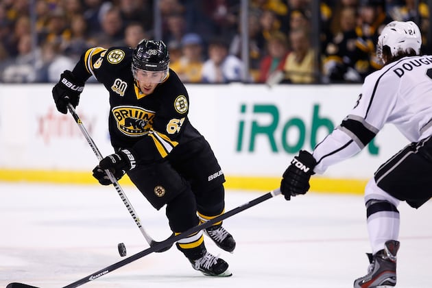 Brad Marchand Dekes Through LA Kings for Gorgeous Shorthanded Goal (Video)