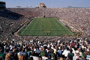 Notre Dame Stadium Tops List of College Football Stadium Experiences