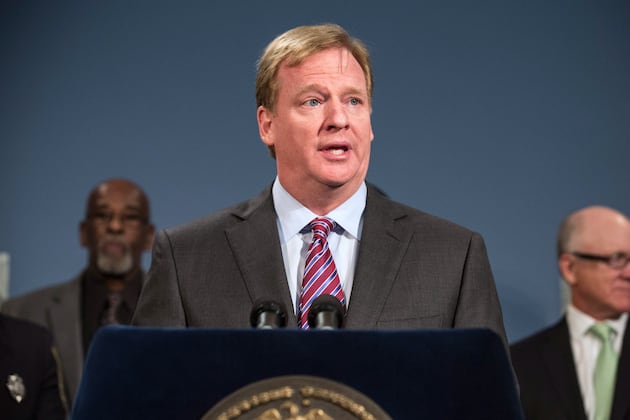 Roger Goodell Comments on Sitting Outside at 2014 Super Bowl