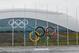 Jan 20, 2014; Sochi, RUSSIA; General view of Olympic rings in front of Bolshoy Ice Dome in Olympic Park prior to 2014 Sochi Winter Olympic Games. Mandatory Credit: Kevin Liles-USA TODAY Sports