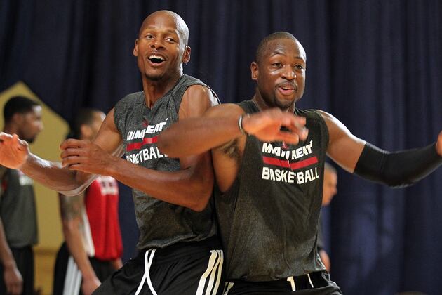 Allen to Replace Wade in Starting 5 vs. Celtics