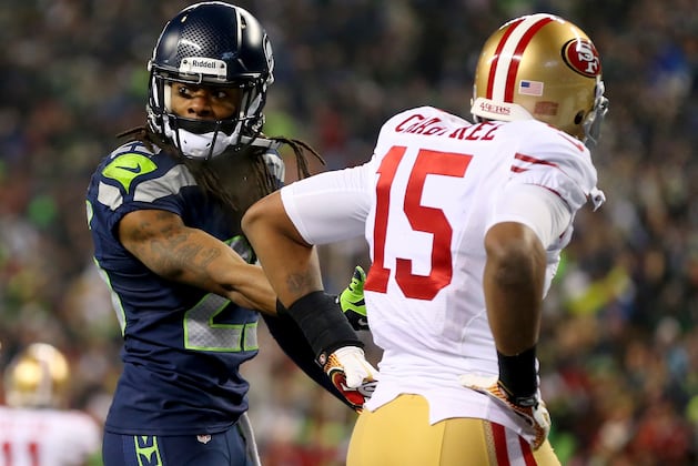 Rice: Sherman-Crabtree 'Not Even Close' to Rivalry with Sanders