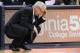 Jan 20, 2014; Charlottesville, VA, USA; North Carolina Tar Heels head coach Roy Williams reacts on the sidelines against the Virginia Cavaliers in the second half at John Paul Jones Arena. The Cavaliers won 76-61. Mandatory Credit: Geoff Burke-USA TODAY Sports