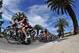 ADELAIDE, AUSTRALIA - JANUARY 21: Cadel Evans (L) rides near the front of the Peleton during day two of the Tour Down Under on January 21, 2014 in Adelaide, Australia. (Photo by David Mariuz/Getty Images)