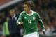 Max Kruse in action for Germany against England.
