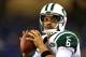Aug 9, 2013; Detroit, MI, USA; New York Jets quarterback Mark Sanchez (6) in the first quarter of a preseason game against the Detroit Lions at Ford Field. Mandatory Credit: Andrew Weber-USA TODAY Sports