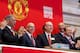 NEW YORK, NY - AUGUST 10: In this handout photo provided by the NYSE Euronext, Manchester United Executives Joel Glazer (2nd L) and Avram Glazer (C) and Ed Woodward prepare to ring the Opening Bell at the New York Stock Exchange on August 10, 2012 in New York City. Manchester United shares started trading at USD 14.05 at the opening of the New York Stock Exchange. (Photo Dario Cantatore/Getty Images via NYSE Euronext)