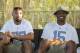 Chicago Bears running back Matt Forte (22), left, and Chicago Bears wide receiver Brandon Marshall (15) sit in the green room during the NFL Pro Bowl Draft, Wednesday, Jan. 22, 2014, Kapolei, Hawaii. (AP Photo/Marco Garcia)