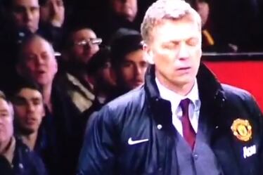David Moyes' Reaction as Manchester United Lose League Cup Semi Says It All