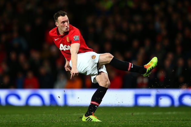 Phil Jones' Terrible Penalty Flew over Bar and Hit a Fan Flush in the Face