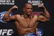 Oct 18, 2013; Houston, TX, USA; Hector Lombard during the weigh-in for UFC 166 at Toyota Center. Mandatory Credit: Andrew Richardson-USA TODAY Sports