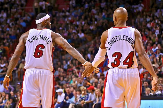 Miami Heat Notebook: Stiffening Schedule, Wade's Absence, Battier's Bumping