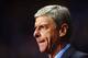 BIRMINGHAM, ENGLAND - JANUARY 13: Arsene Wenger manager of Arsenal looks on during the Barclays Premier League match between Aston Villa and Arsenal at Villa Park on January 13, 2014 in Birmingham, England. (Photo by Laurence Griffiths/Getty Images)