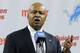 DETROIT, MI - JANUARY 15: Jim Caldwell addresses the media after being introduced as the Detroit Lions head coach at Ford Field on January 15, 2014 in Detroit, Michigan. (Photo by Duane Burleson/Getty Images)