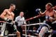 Carl Froch in the ring with George Groves in November 2013.