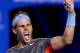 Rafael Nadal of Spain celebrates after defeating Roger Federer of Switzerland during their semifinal at the Australian Open tennis championship in Melbourne, Australia, Friday, Jan. 24, 2014.(AP Photo/Aaron Favila)
