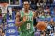 ORLANDO, FL - JANUARY 19: Rajon Rondo #9 of the Boston Celtics dribbles up the court against the Orlando Magic during the game on January 19, 2014 at Amway Center in Orlando, Florida. NOTE TO USER: User expressly acknowledges and agrees that, by downloading and or using this photograph, User is consenting to the terms and conditions of the Getty Images License Agreement. Mandatory Copyright Notice: Copyright 2014 NBAE (Photo by Fernando Medina/NBAE via Getty Images)