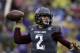 Texas A&M quarterback Johnny Manziel (2) passes in the first half of an NCAA college football game against LSU in Baton Rouge, La., Saturday, Nov. 23, 2013. (AP Photo/Gerald Herbert)